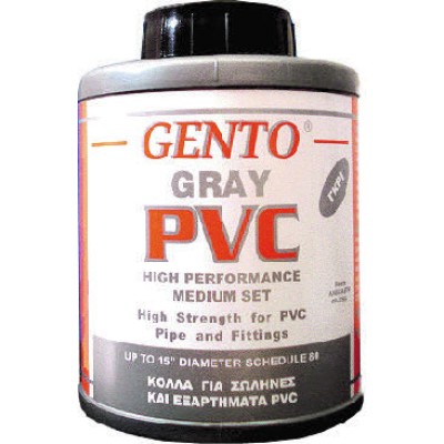 GNT-ΚΟΛΛΑ PVC ΓΚΡΙ 1/4kg